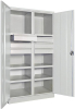 Schwerlastschrank m.Türen
B1040xT630xH1950 mm
6 FB, SL 6 x FH 125 mm - More 1