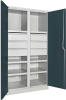 Schwerlastschrank m.Türen
B1040xT630xH1950 mm
6 FB, SL 6 x FH 175 mm - More 1
