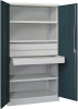 Schwerlastschrank m.Türen
H1950xB1040xT630 mm
3 FB, SL 3 x FH 125 mm - More 1