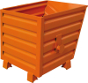 Stapelkipper, im
gefüllten Zustand
stapelbar
300 Liter,  RAL 2004 - More 1