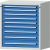 Format Schubladenschrank
B910xT700xH1000mm
RAL7035/5012 - More 1