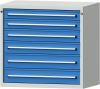 Format Schubladenschrank
B1060xT675xH1000mm
RAL7035/5012 - More 1