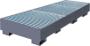 Auffangwanne mit
geraden Wänden
mit Gitterrost, 278 ltr.
2130x830x300mm, RAL 7016 - More 1