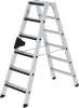 Alu-Stehleiter
2x6 Stufen relax-step
Gesamthöhe 1,38 m - More 1