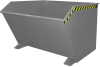 Kippbehälter GU 2000 l
B1680xT1640xH1090 mm
RAL7005 Tragkraft 1500kg - More 1