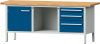 Format Kastenwerkbank
B2000xT700xH840mm
RAL 7035/5010 BMP: 40 mm - More 1