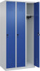 Garderobenschrank CLASSIC
B900xT500xH1850 mm
RAL 7035/5010, 3 Abteile - More 1
