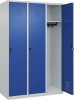 Garderobenschrank CLASSIC
B1200xT500xH1850 mm
RAL 7035/5010, 3 Abteile - More 1