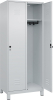 Garderobenschrank CLASSIC
B800xT500xH1950 mm
RAL 7035/7035, 2 Abteile - More 1