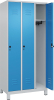 Garderobenschrank CLASSIC
B900xT500xH1950 mm
RAL 7035/5012, 3 Abteile - More 1