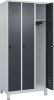 Garderobenschrank CLASSIC
B900xT500xH1950 mm
RAL 7035/7016, 3 Abteile - More 1