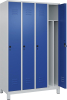 Gard.-Schrank TW CLASSIC
B1200xT500xH1950 mm
RAL 7035/5010, 4 Abteile - More 1
