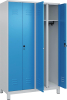 S/W-Gard.-Schrank CLASSIC
B1200xT500xH1950 mm
RAL 7035/5012, 4 Abteile - More 1