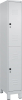 Doppelst. Schrank CLASSIC
B300xT500xH1950 mm
RAL 7035/7035, 1x2Abteile - More 1