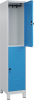 Doppelst. Schrank CLASSIC
B400xT500xH1950 mm
RAL 7035/5012, 1x2Abteile - More 1