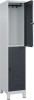 Doppelst. Schrank CLASSIC
B400xT500xH1950 mm
RAL 7035/7016, 1x2Abteile - More 1