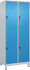 Doppelst. Schrank CLASSIC
B800xT500xH1950 mm
RAL 7035/5012, 2x2Abteile - More 1