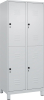 Doppelst. Schrank CLASSIC
B800xT500xH1950 mm
RAL 7035/7035, 2x2Abteile - More 1
