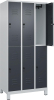 Doppelst. Schrank CLASSIC
B900xT500xH1950 mm
RAL 7035/7016, 3x2Abteile - More 1