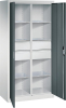 Flügeltürenschrank
B930xT500xH1950 mm
RAL7035/7016,4Schubladen - More 1