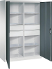 Flügeltürenschrank
B1200xT500xH1950 mm
RAL7035/7016,4Schubladen - More 1