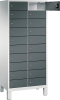 Laptopschrank 2x10Fächer
B810xT500xH1800 mm
RAL 7035/7016 - More 1