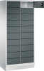 Laptopschrank 2x10Fächer
B810xT500xH1800 mm
RAL 7035/7016 - More 1