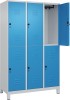 Doppelst. Schrank CLASSIC
B1200xT500xH1950 mm
RAL 7035/5012, 3x2Abteile - More 1