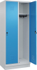 Garderobenschrank CLASSIC
B800xT500xH1950 mm
RAL 7035/5012, 2 Abteile - More 1
