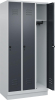 Garderobenschrank CLASSIC
B900xT500xH1950 mm
RAL 7035/7016, 3 Abteile - More 1