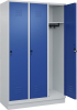 Garderobenschrank CLASSIC
B1200xT500xH1950 mm
RAL 7035/5010, 3 Abteile - More 1