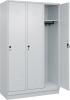 Garderobenschrank CLASSIC
B1200xT500xH1950 mm
RAL 7035/7035, 3 Abteile - More 1