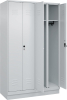 S/W-Gard.-Schrank CLASSIC
B1200xT500xH1950 mm
RAL 7035/7035, 4 Abteile - More 1