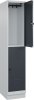 Doppelst. Schrank CLASSIC
B400xT500xH1950 mm
RAL 7035/7016, 1x2Abteile - More 1