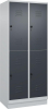 Doppelst. Schrank CLASSIC
B800xT500xH1950 mm
RAL 7035/7016, 2x2Abteile - More 1