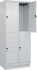Doppelst. Schrank CLASSIC
B800xT500xH1950 mm
RAL 7035/7035, 2x2Abteile - More 1