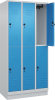 Doppelst. Schrank CLASSIC
B900xT500xH1950 mm
RAL 7035/5012, 3x2Abteile - More 1