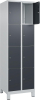 Fächerschrank CLASSIC
B600xT500xH1950 mm
RAL 7035/7016, 2x4 Fächer - More 1