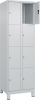 Fächerschrank CLASSIC
B600xT500xH1950 mm
RAL 7035/7035, 2x4 Fächer - More 1
