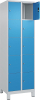 Fächerschrank CLASSIC
B600xT500xH1950 mm
RAL 7035/5012, 2x5 Fächer - More 1