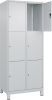 Fächerschrank CLASSIC
B800xT500xH1950 mm
RAL 7035/7035, 2x3 Fächer - More 1
