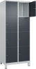 Fächerschrank CLASSIC
B800xT500xH1950 mm
RAL 7035/7016, 2x4 Fächer - More 1