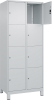 Fächerschrank CLASSIC
B800xT500xH1950 mm
RAL 7035/7035, 2x4 Fächer - More 1