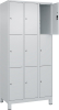 Fächerschrank CLASSIC
B900xT500xH1950 mm
RAL 7035/7035, 3x3 Fächer - More 1