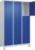 Fächerschrank CLASSIC
B1200xT500xH1950 mm
RAL 7035/5010, 3x3 Fächer - More 1