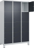 Fächerschrank CLASSIC
B1200xT500xH1950 mm
RAL 7035/7016, 3x4 Fächer - More 1
