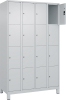 Fächerschrank CLASSIC
B1200xT500xH1950 mm
RAL 7035/7035, 4x4 Fächer - More 1