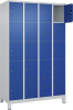 Fächerschrank CLASSIC
B1200xT500xH1950 mm
RAL 7035/5010, 4x5 Fächer - More 1