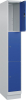 Fächerschrank CLASSIC
B300xT500xH1950 mm
RAL 7035/5010, 1x3 Fächer - More 1