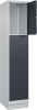 Fächerschrank CLASSIC
B400xT500xH1950 mm
RAL 7035/7016, 1x3 Fächer - More 1